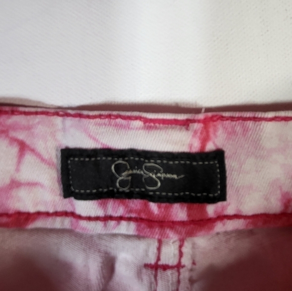 Jessica Simpson Pink Tie Dye Denim Shorts - Picture 5 of 5